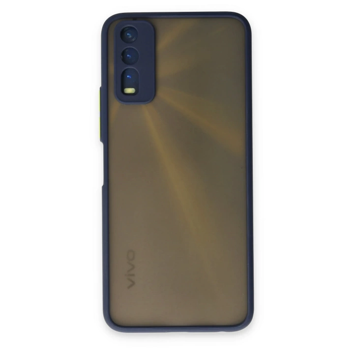 BFS  Vivo Y11S Kılıf Montreal Silikon Kapak - Lacivert