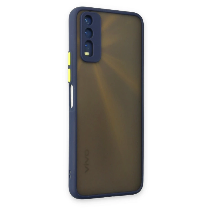 BFS  Vivo Y11S Kılıf Montreal Silikon Kapak - Lacivert