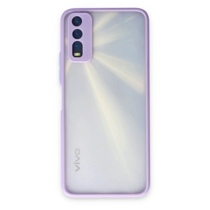 BFS  Vivo Y11S Kılıf Montreal Silikon Kapak - Mor