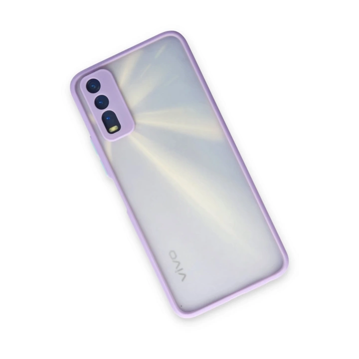 BFS  Vivo Y11S Kılıf Montreal Silikon Kapak - Mor
