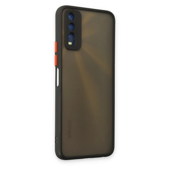 BFS  Vivo Y11S Kılıf Montreal Silikon Kapak - Siyah