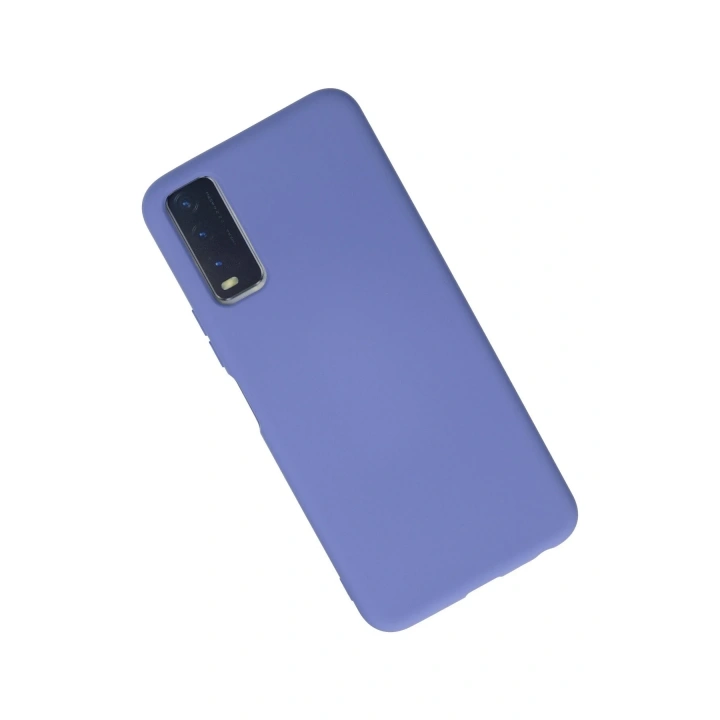BFS  Vivo Y11S Kılıf Nano içi Kadife Silikon - Lila
