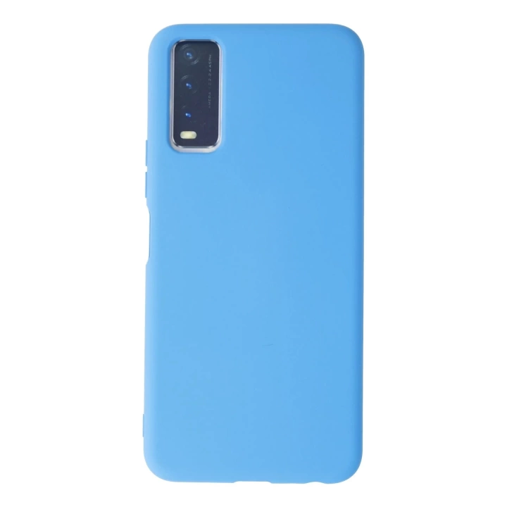 BFS  Vivo Y11S Kılıf Nano içi Kadife Silikon - Mavi