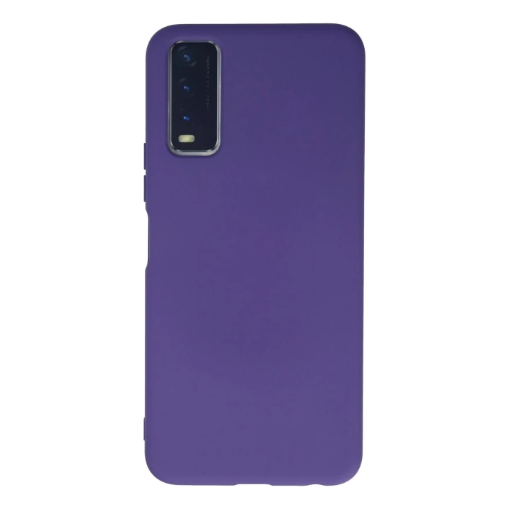 BFS  Vivo Y11S Kılıf Nano içi Kadife Silikon - Mor