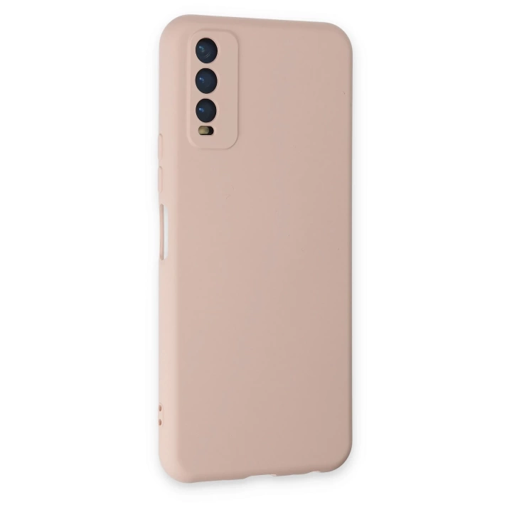 BFS  Vivo Y11S Kılıf Nano içi Kadife Silikon - Pudra