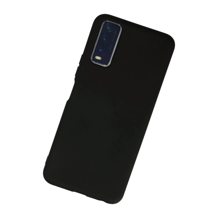 BFS  Vivo Y11S Kılıf Nano içi Kadife Silikon - Siyah