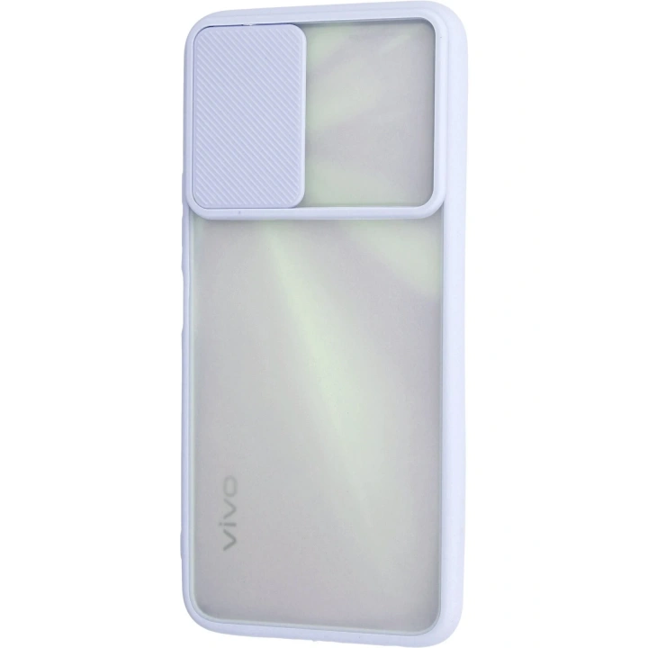 BFS  Vivo Y11S Kılıf Palm Buzlu Kamera Sürgülü Silikon - Lila