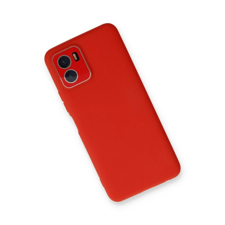 BFS  Vivo Y15S Kılıf Lansman Glass Kapak - Kırmızı