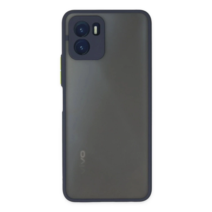 BFS  Vivo Y15S Kılıf Montreal Silikon Kapak - Lacivert