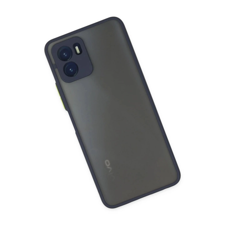 BFS  Vivo Y15S Kılıf Montreal Silikon Kapak - Lacivert