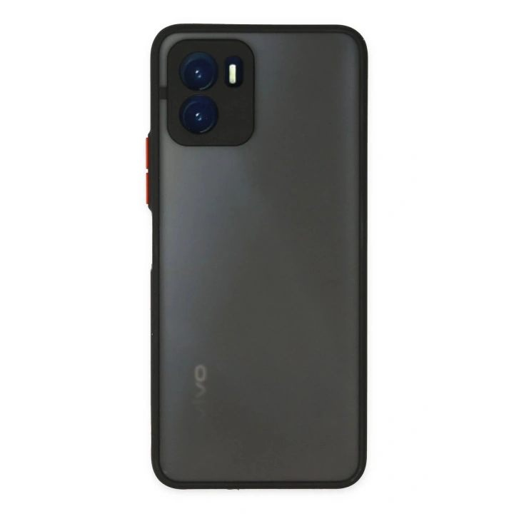 BFS Vivo Y15S Kılıf Montreal Silikon Kapak - Siyah