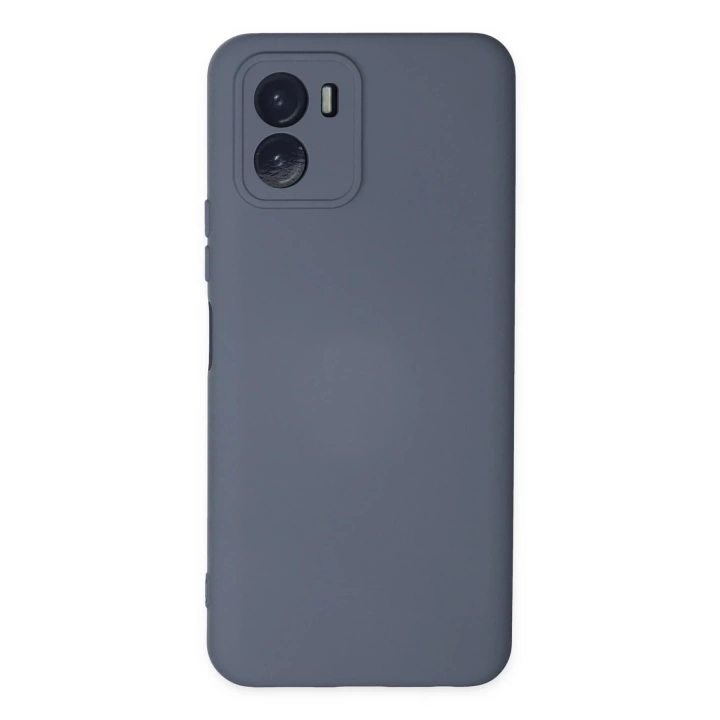 BFS  Vivo Y15S Kılıf Nano içi Kadife Silikon - Gri