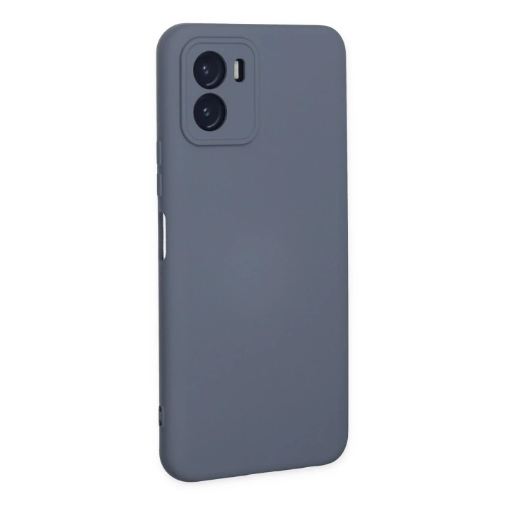 BFS  Vivo Y15S Kılıf Nano içi Kadife Silikon - Gri