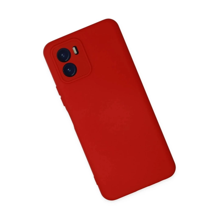 BFS  Vivo Y15S Kılıf Nano içi Kadife Silikon - Kırmızı