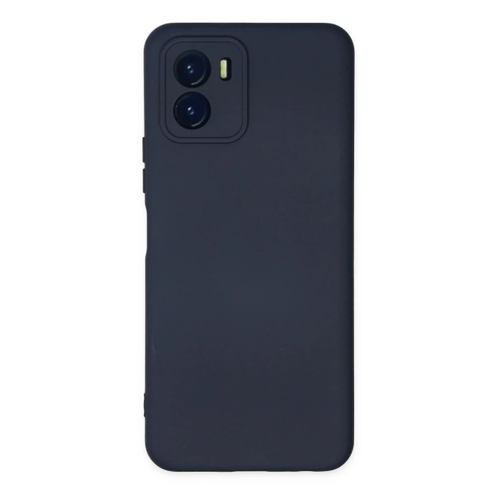 BFS  Vivo Y15S Kılıf Nano içi Kadife Silikon - Lacivert