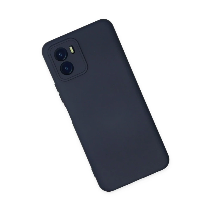 BFS  Vivo Y15S Kılıf Nano içi Kadife Silikon - Lacivert