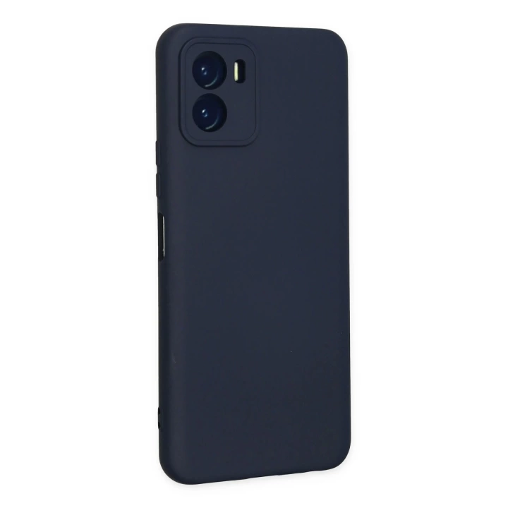 BFS  Vivo Y15S Kılıf Nano içi Kadife Silikon - Lacivert