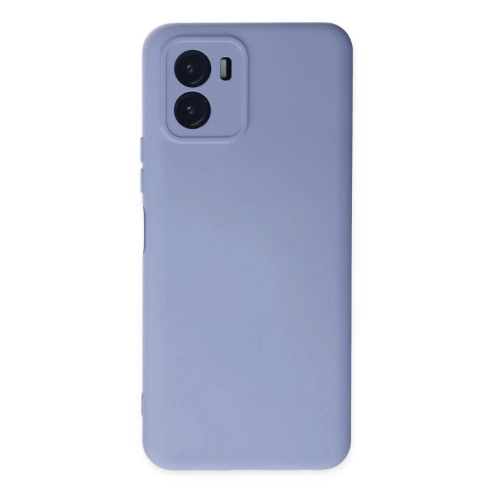 BFS  Vivo Y15S Kılıf Nano içi Kadife Silikon - Lila