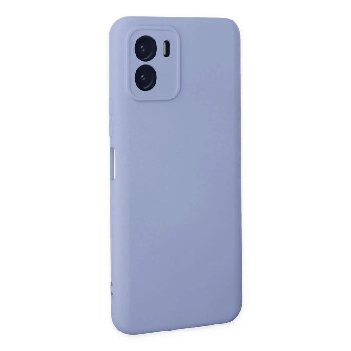BFS  Vivo Y15S Kılıf Nano içi Kadife Silikon - Lila