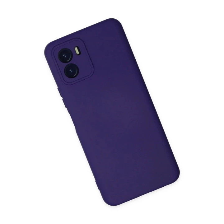 BFS  Vivo Y15S Kılıf Nano içi Kadife Silikon - Mor