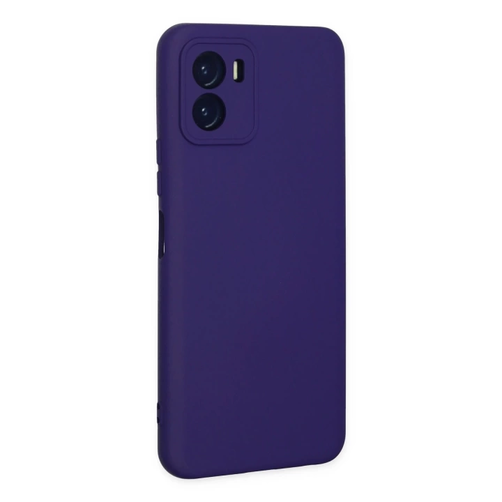 BFS  Vivo Y15S Kılıf Nano içi Kadife Silikon - Mor