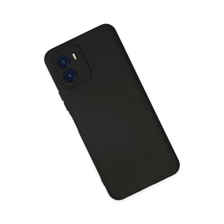 BFS  Vivo Y15S Kılıf Nano içi Kadife Silikon - Siyah