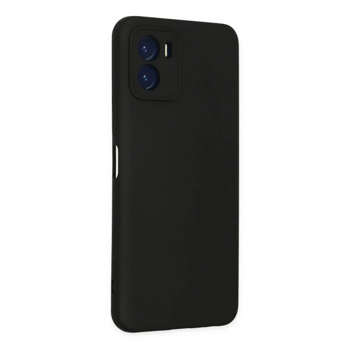 BFS  Vivo Y15S Kılıf Nano içi Kadife Silikon - Siyah