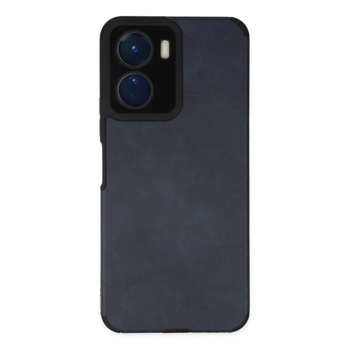 BFS  Vivo Y16 Kılıf Loop Deri Silikon - Lacivert