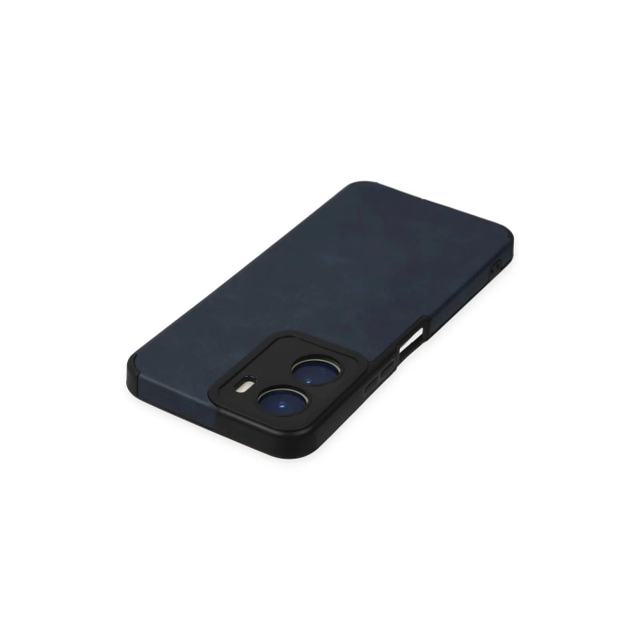 BFS  Vivo Y16 Kılıf Loop Deri Silikon - Lacivert