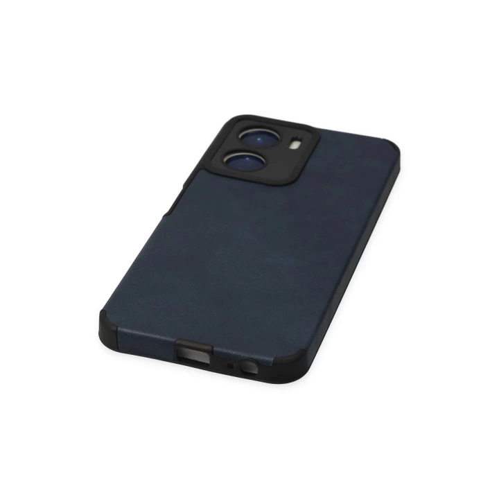 BFS  Vivo Y16 Kılıf Loop Deri Silikon - Lacivert