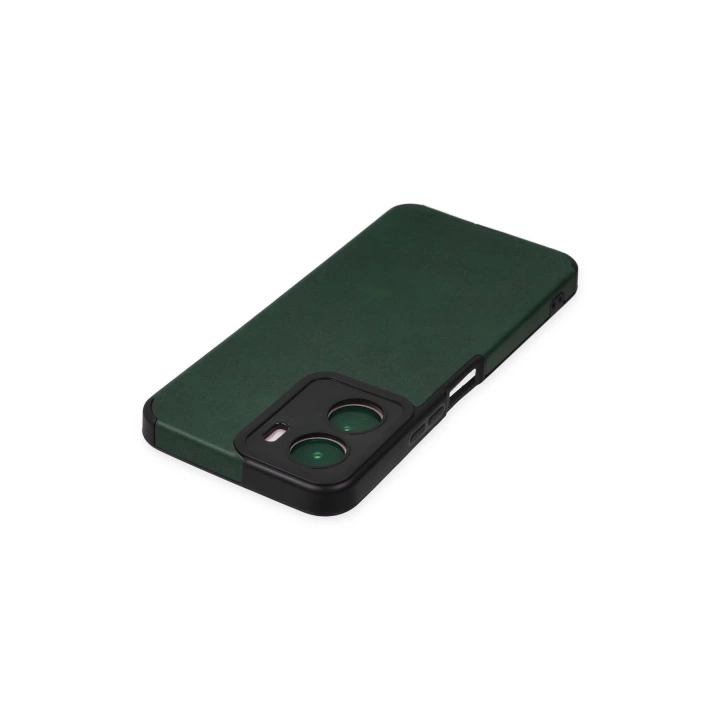 BFS  Vivo Y16 Kılıf Loop Deri Silikon - Yeşil