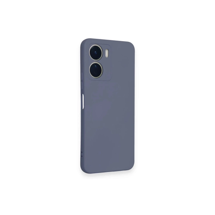 BFS  Vivo Y16 Kılıf Nano içi Kadife Silikon - Gri