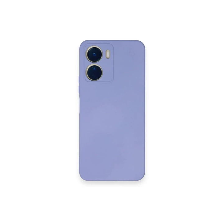 BFS  Vivo Y16 Kılıf Nano içi Kadife Silikon - Lila