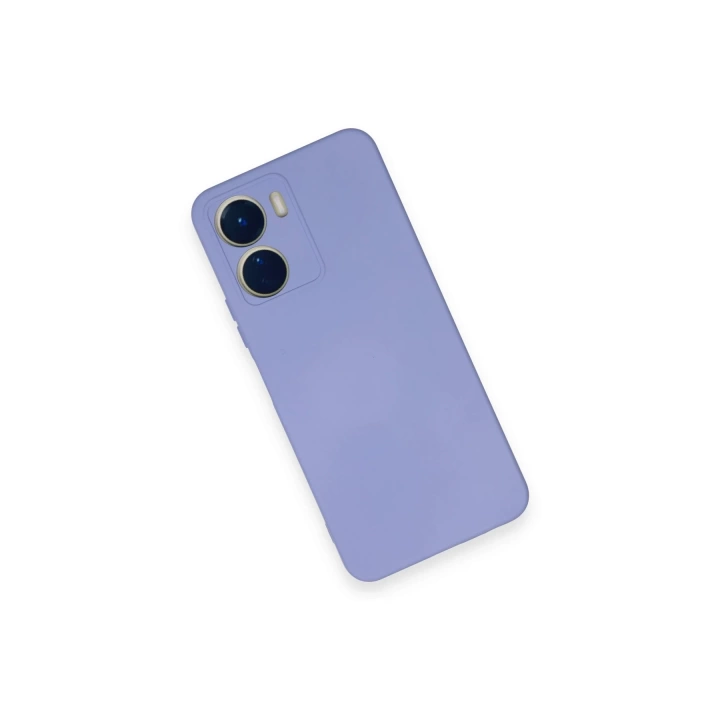 BFS  Vivo Y16 Kılıf Nano içi Kadife Silikon - Lila