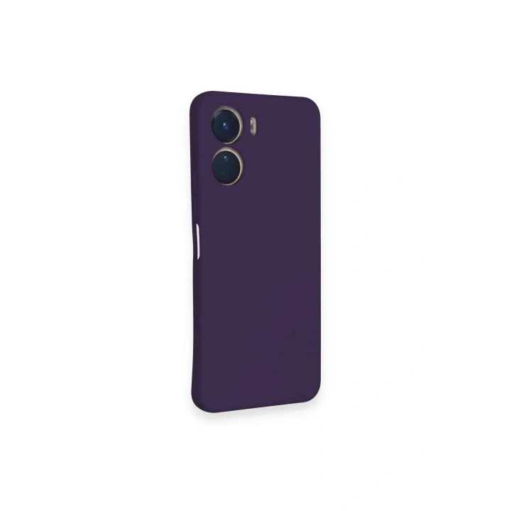 BFS  Vivo Y16 Kılıf Nano içi Kadife Silikon - Mor