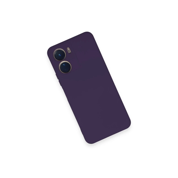 BFS  Vivo Y16 Kılıf Nano içi Kadife Silikon - Mor