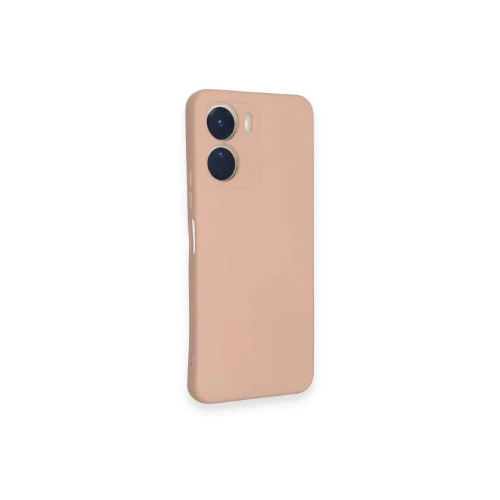 BFS  Vivo Y16 Kılıf Nano içi Kadife Silikon - Pudra