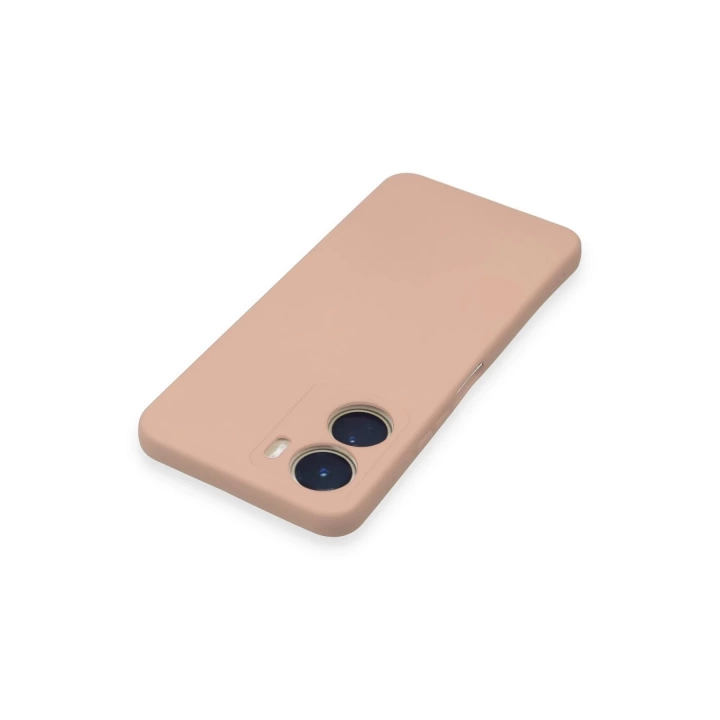 BFS  Vivo Y16 Kılıf Nano içi Kadife Silikon - Pudra