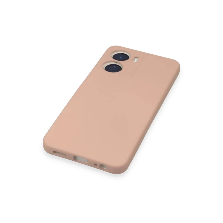 BFS  Vivo Y16 Kılıf Nano içi Kadife Silikon - Pudra