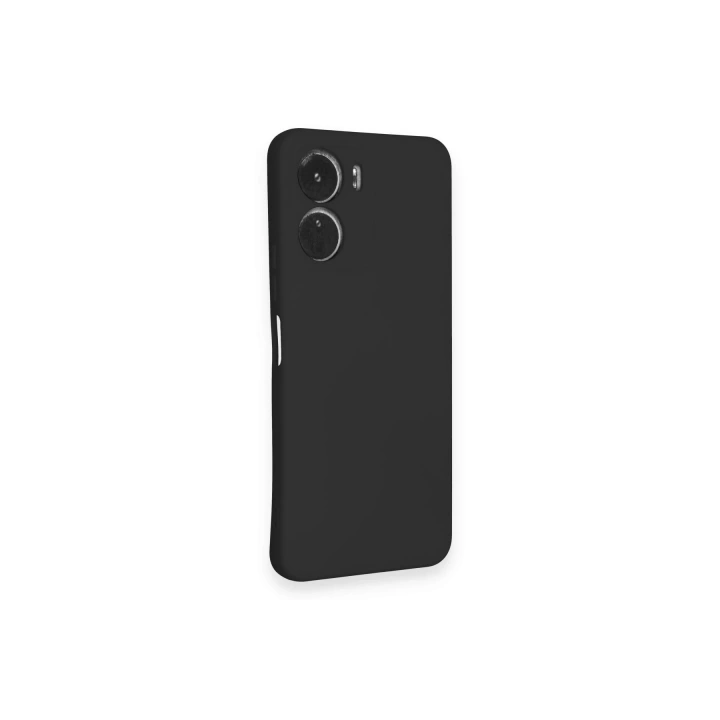 BFS  Vivo Y16 Kılıf Nano içi Kadife Silikon - Siyah