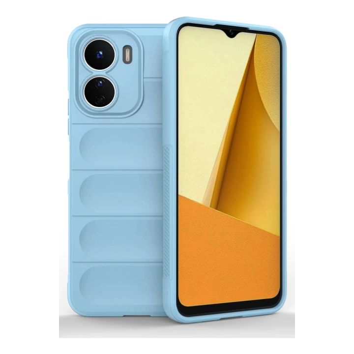 BFS  Vivo Y16 Kılıf Optimum Silikon - Sky Blue