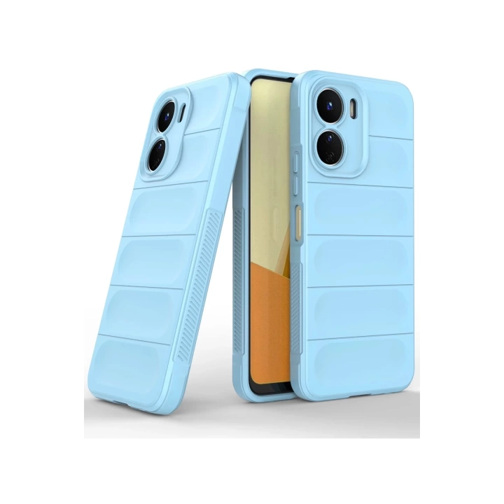 BFS  Vivo Y16 Kılıf Optimum Silikon - Sky Blue
