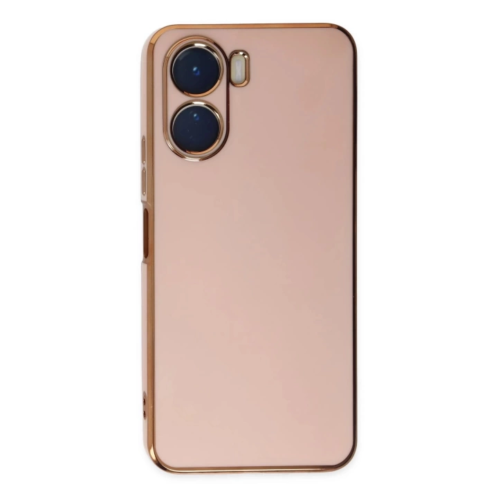 BFS  Vivo Y16 Kılıf Volet Silikon - Pembe
