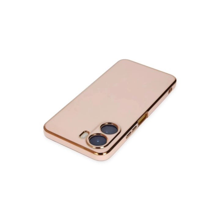 BFS  Vivo Y16 Kılıf Volet Silikon - Pembe