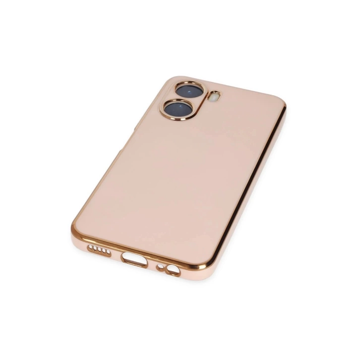 BFS  Vivo Y16 Kılıf Volet Silikon - Pembe