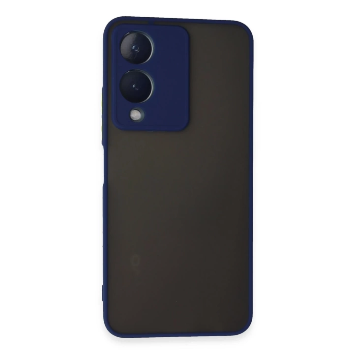 BFS  Vivo Y17S Kılıf Montreal Silikon Kapak - Lacivert
