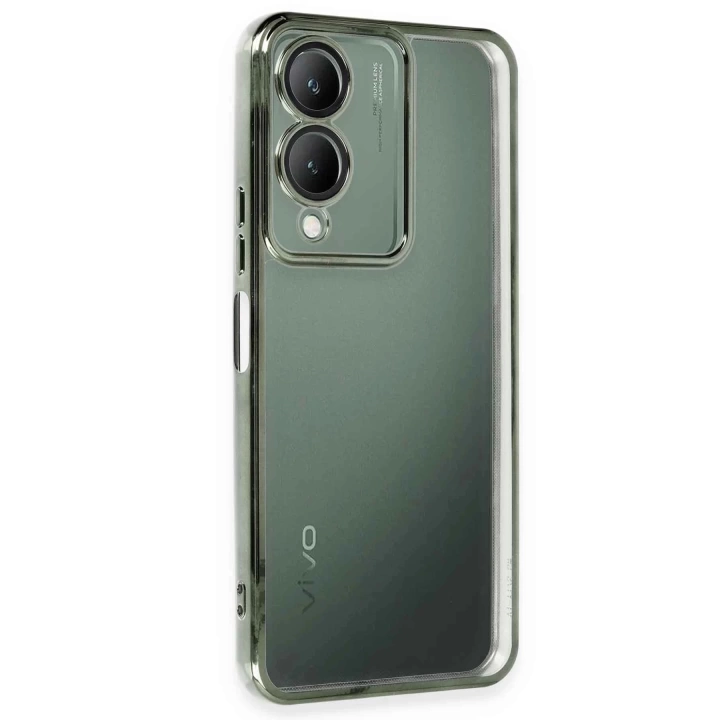 BFS  Vivo Y17S Kılıf Razer Lensli Silikon - Yeşil