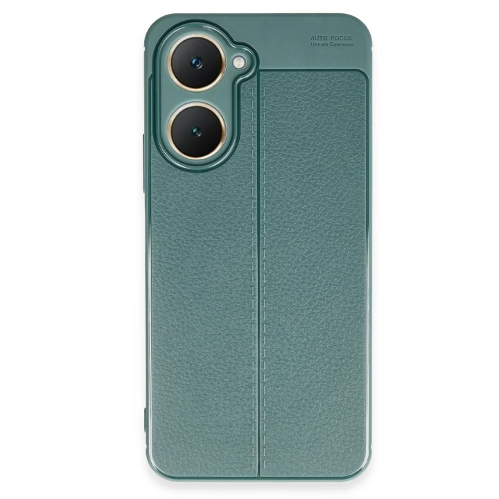 BFS  Vivo Y18 Kılıf Auto Focus Kapak - Koyu Yeşil