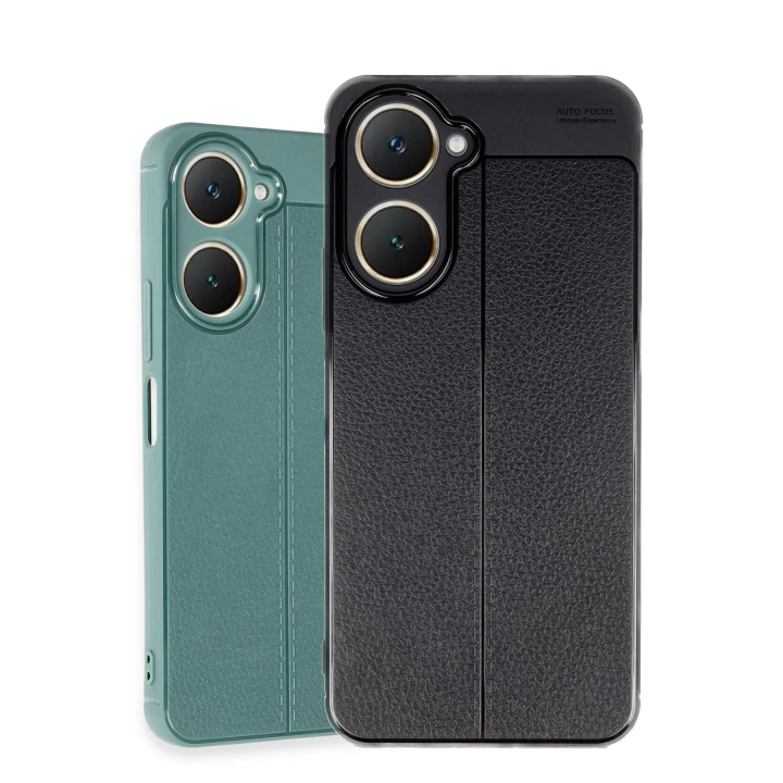 BFS  Vivo Y18 Kılıf Auto Focus Kapak - Koyu Yeşil