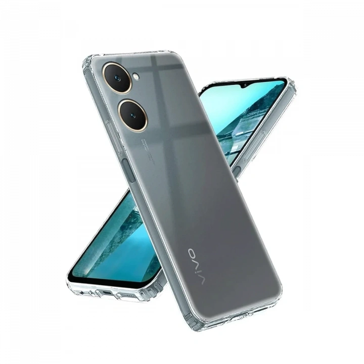 BFS  Vivo Y18 Kılıf Lüx Şeffaf Silikon